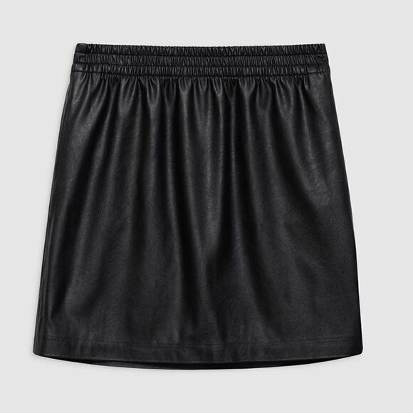 NWT Anine Bing Soto Vegan Leather Mini Black  Skirt Size XS - Picture 6 of 15